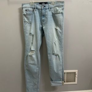 Men’s light wash hollister jeans